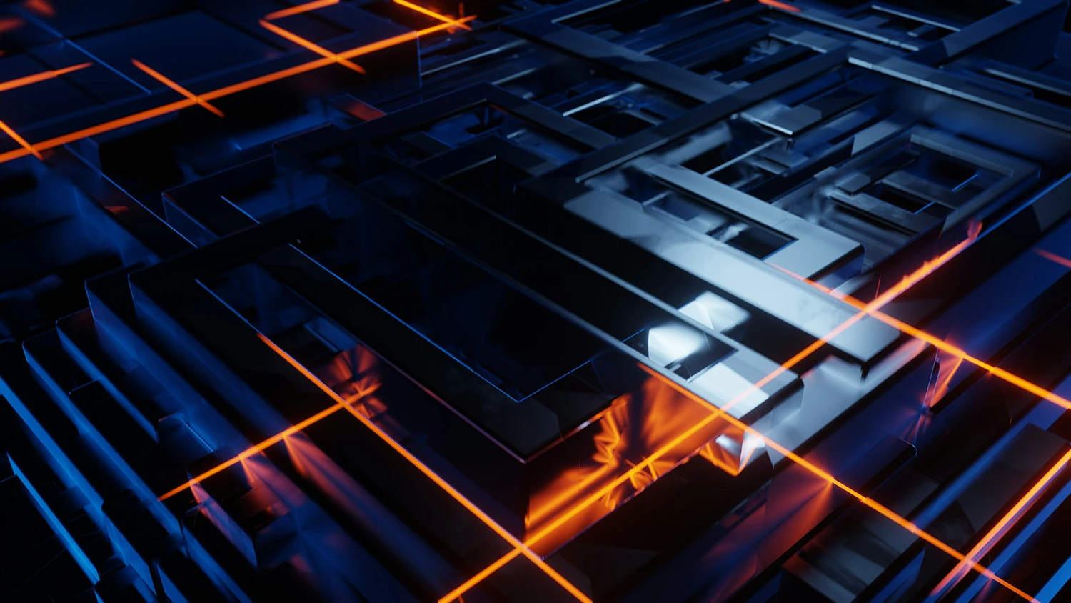Abstract digital lines and structures
